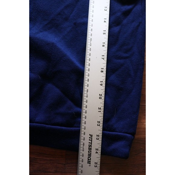 Vintage Premier International Woman's Elk/ Bear Patches Blue Sweater S - Picture 5 of 14